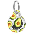 Clear Case with Art Print AirTag Case - Avocado